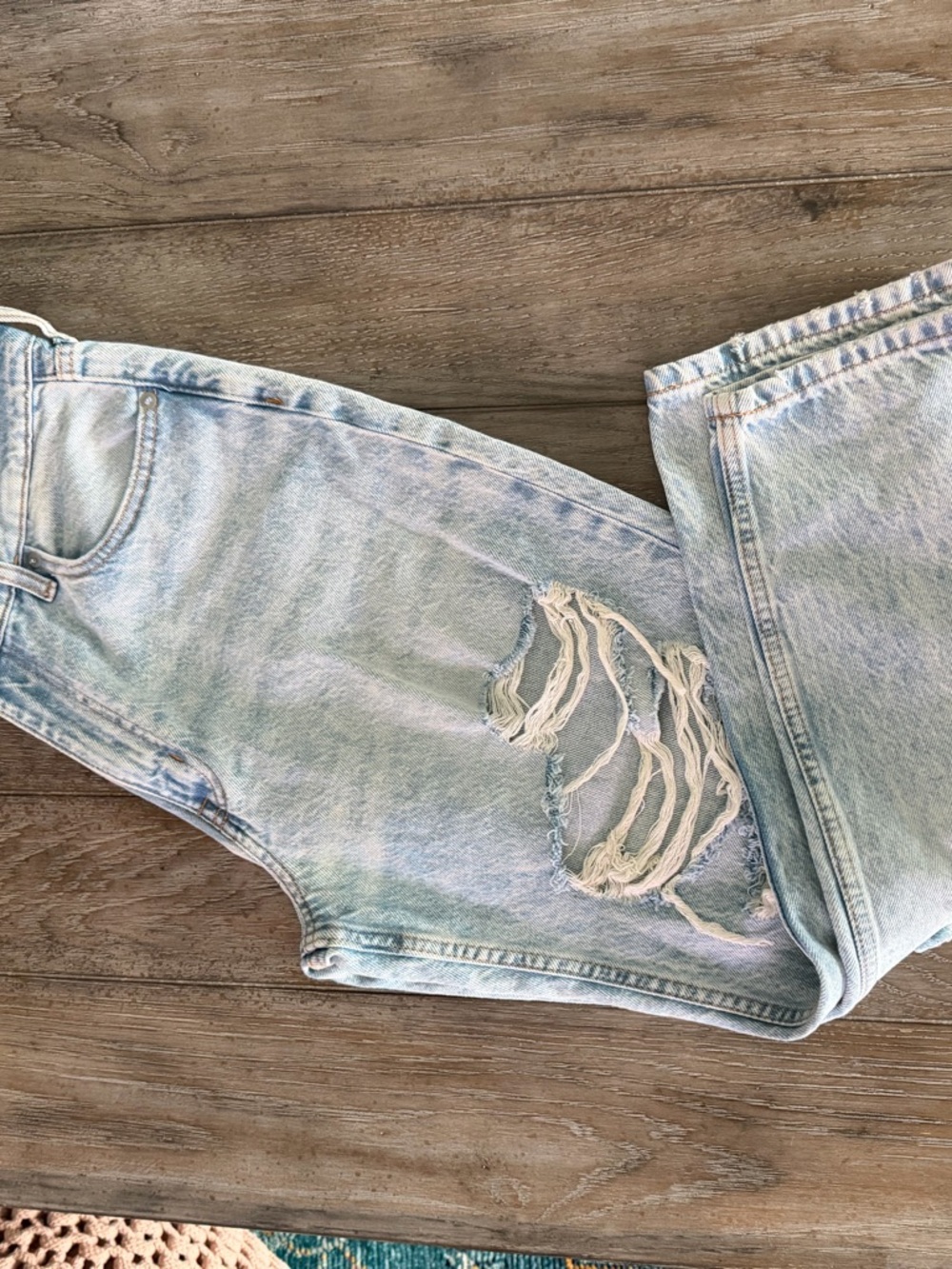 Aeropostale Light Blue Mom Jeans - Picture 14 of 14